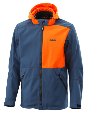 KTM GIACCA TWO 4 RIDE V2 BLU,Giacca Impermeabile KTM